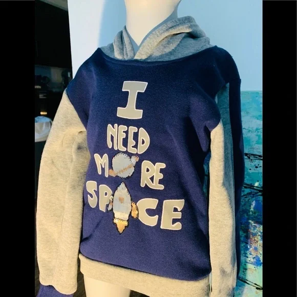 Boys Hoodie Blue - Picture 1 of 5